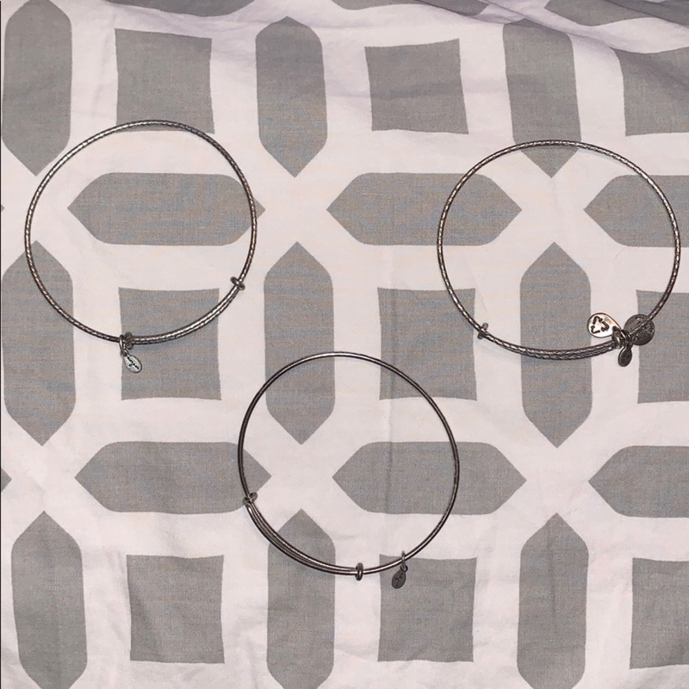 Set of 3 Alex and Ani Bracelets